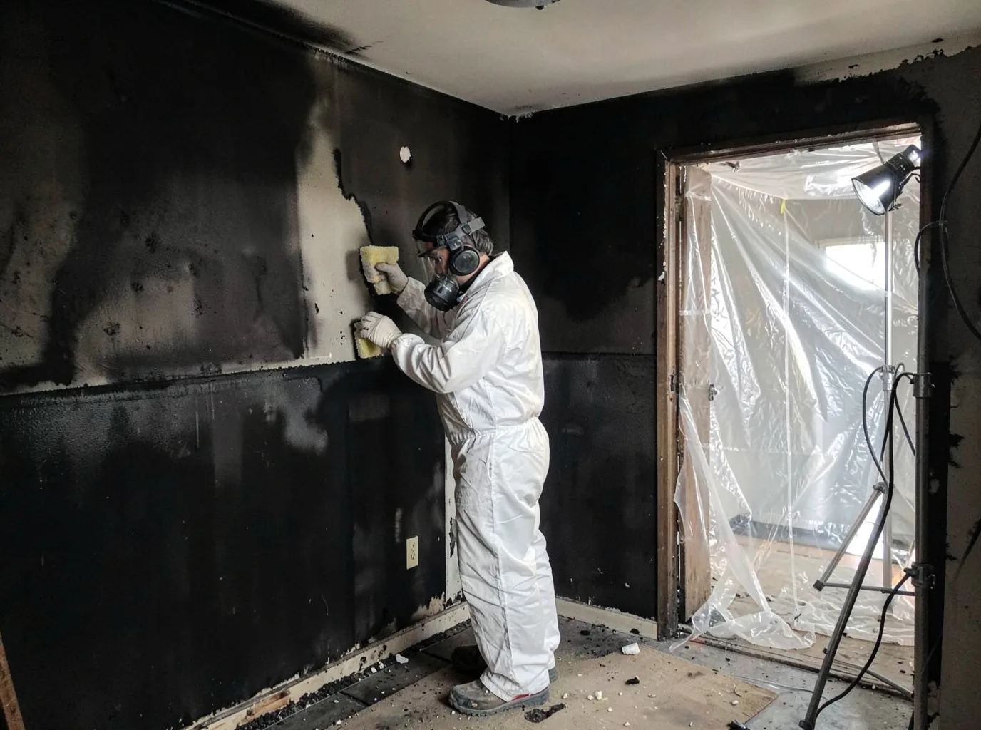 Fire Damage Restoration company in Luzerne, MI